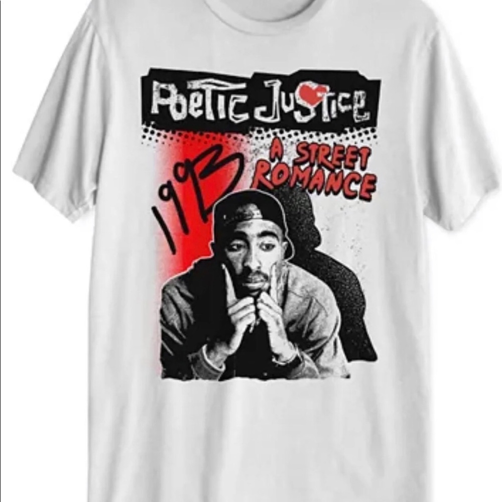 Hybrid Tupac Poetic Justice Men's Graphi